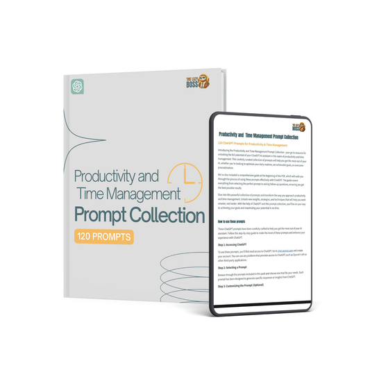 Productivity and Time Management Prompt Collection - thelazyboss.com