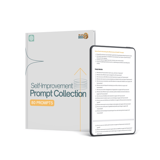Self-Improvement Prompt Collection - thelazyboss.com